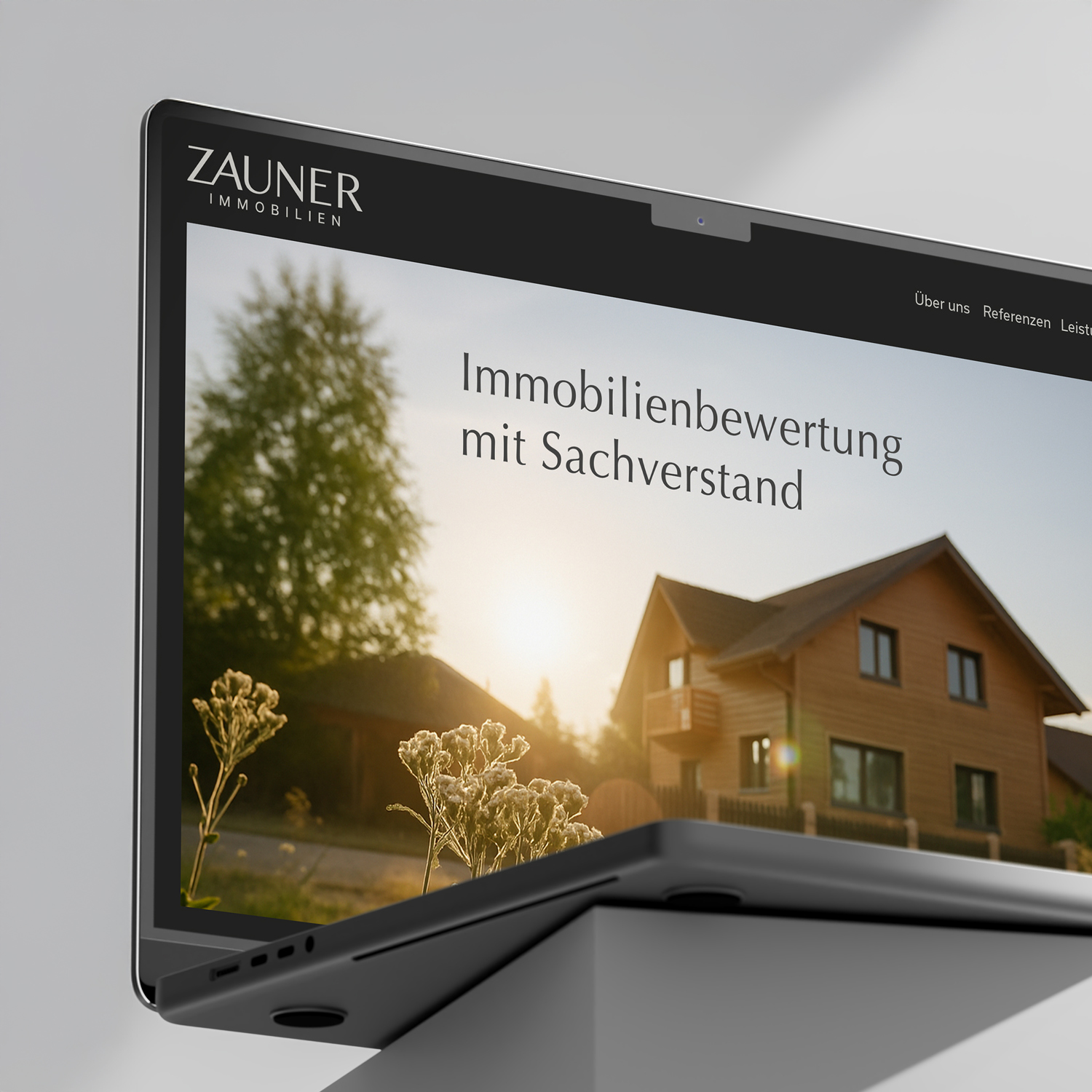 Zauner Immobilien Homepage . Design am Inn - Designagentur Mühldorf