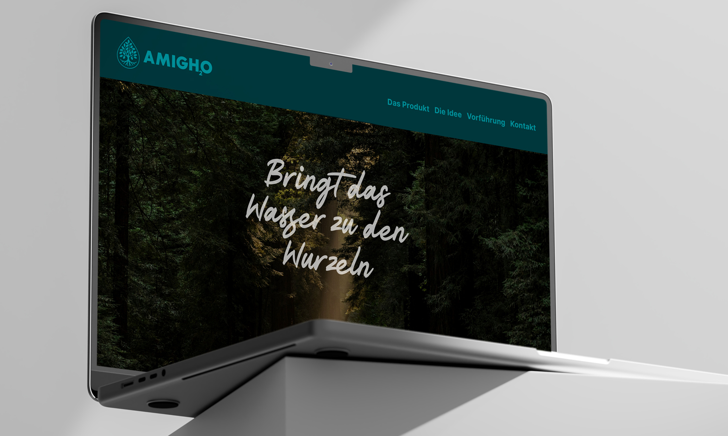 Amigho Website Homepage – Design am Inn
