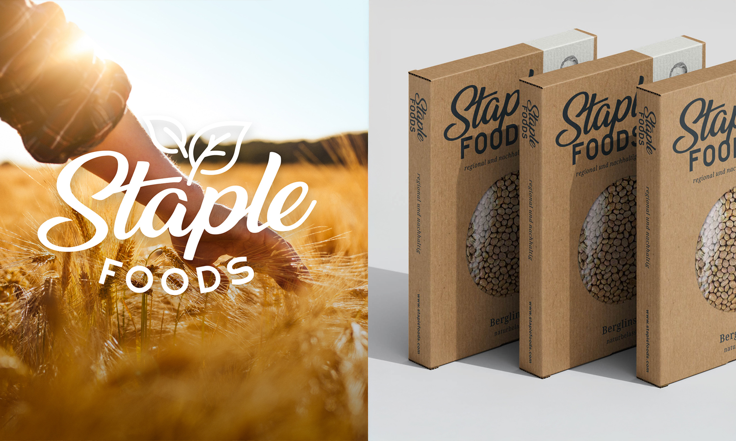 Staple Foods, nachhaltiges Markendesign – Design am Inn